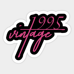 1995 Vintage. 25th Birthday Cool Gift Idea Sticker